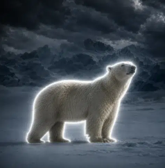 The Nietzschean PolarBear meme coin artwork