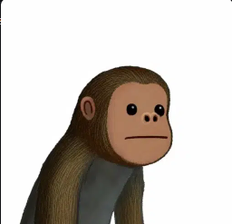 Chimp meme coin artwork