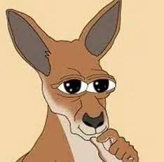 RURU (Kangaroo Market Mascot) meme coin artwork