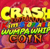 Crash Bandicoot Kim Stoppable Wumpa Whip Coin meme coin artwork