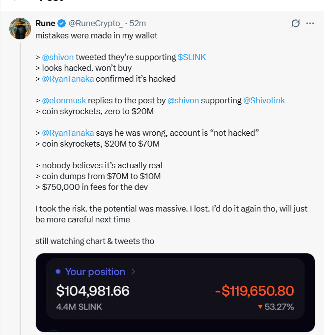 Rune timeline post