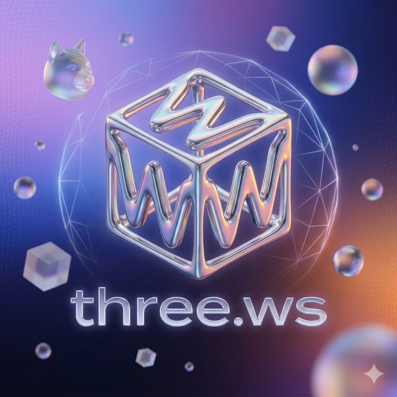three.ws meme coin artwork