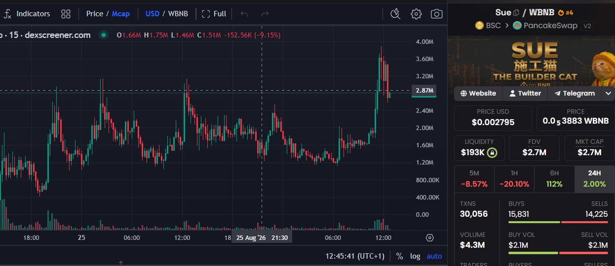 Binance Smart Chain price history